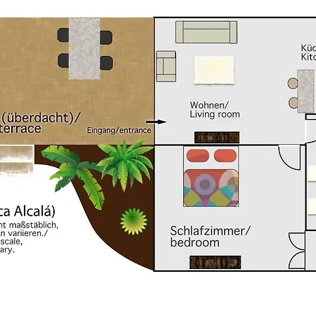 アパート Finca Alcala